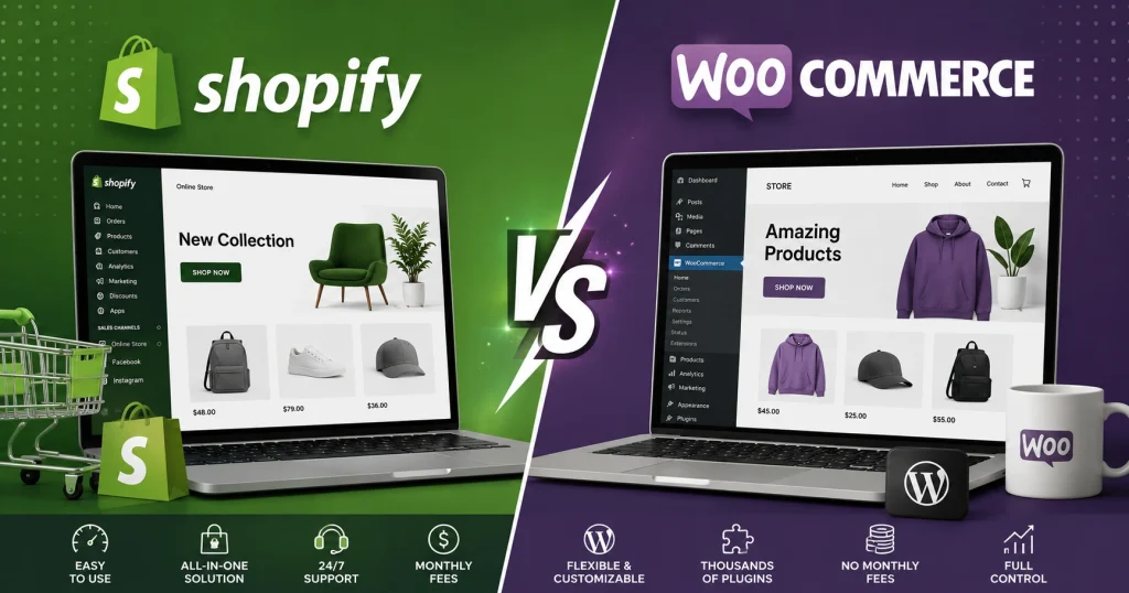 Shopify vs WooCommerce