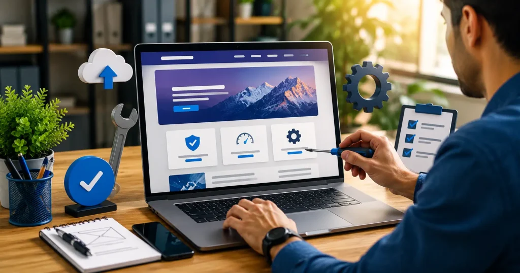 Website maintenance and optimization after launch
